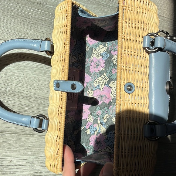 Coach Wicker Barrel Bag - Picture 9 of 16